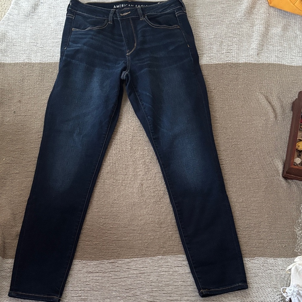 American Eagle Outfitters Women's Navy Skinny Jegging Jeans